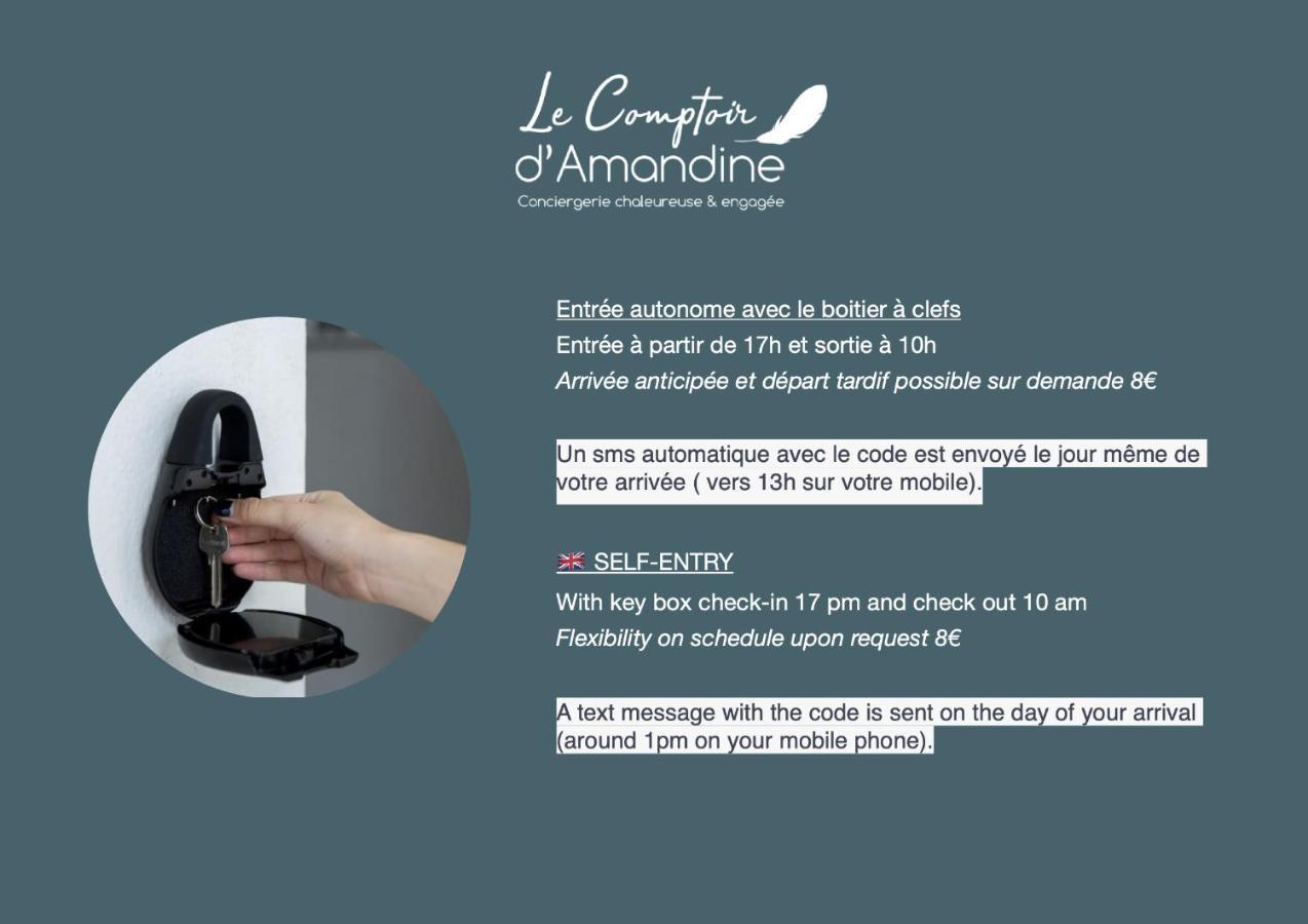 Le Cafe Charmant, Dans Immeuble Avec Parking Barriere, Balcon *